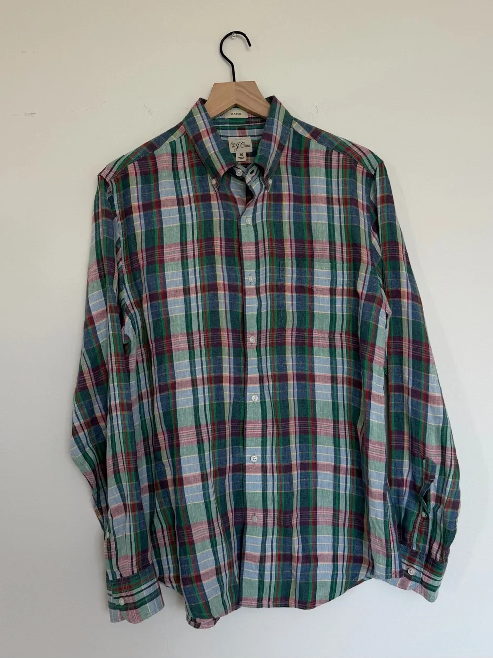 J. CREW Men's 100% Premium Irish Linen